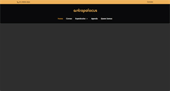 Desktop Screenshot of antropofocus.com.br
